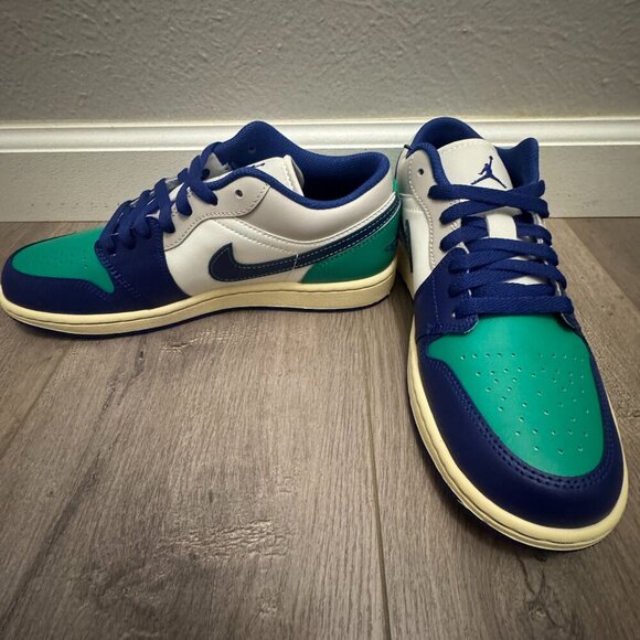 💙🔥 Air Jordan 1 Low “Aquatone” | Men’s 7.5 | NEW IN BOX 🔥💙 - Picture 2 of 12